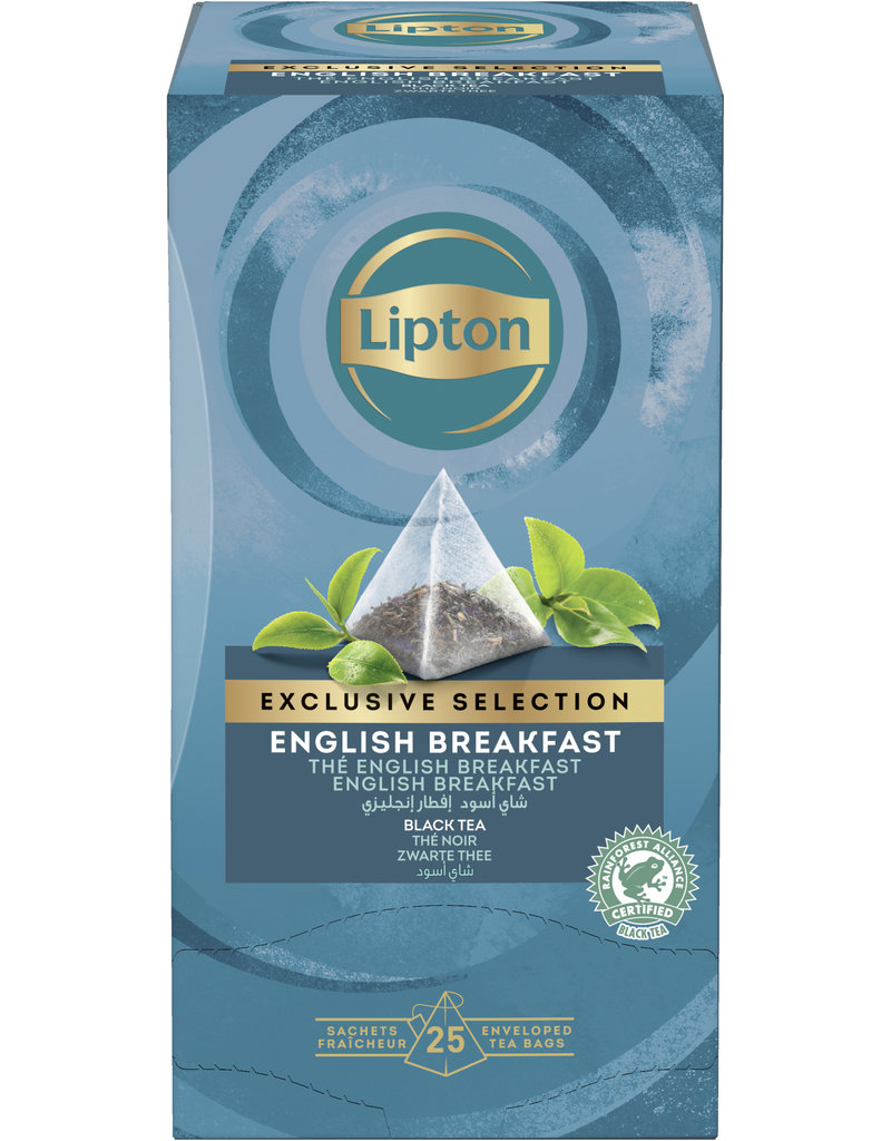 Lipton excl selection thee petit-déjeuner Anglais 25pcs