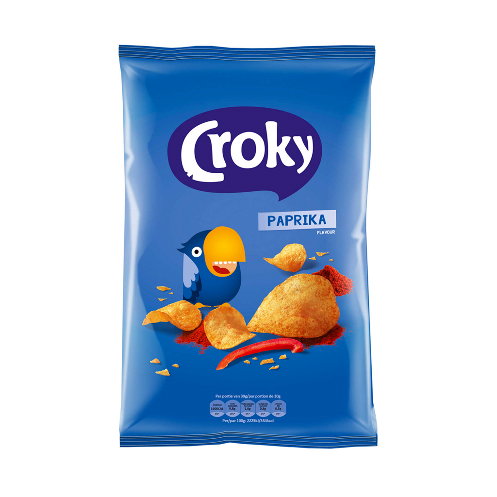 Croky chips paprika 20x40g