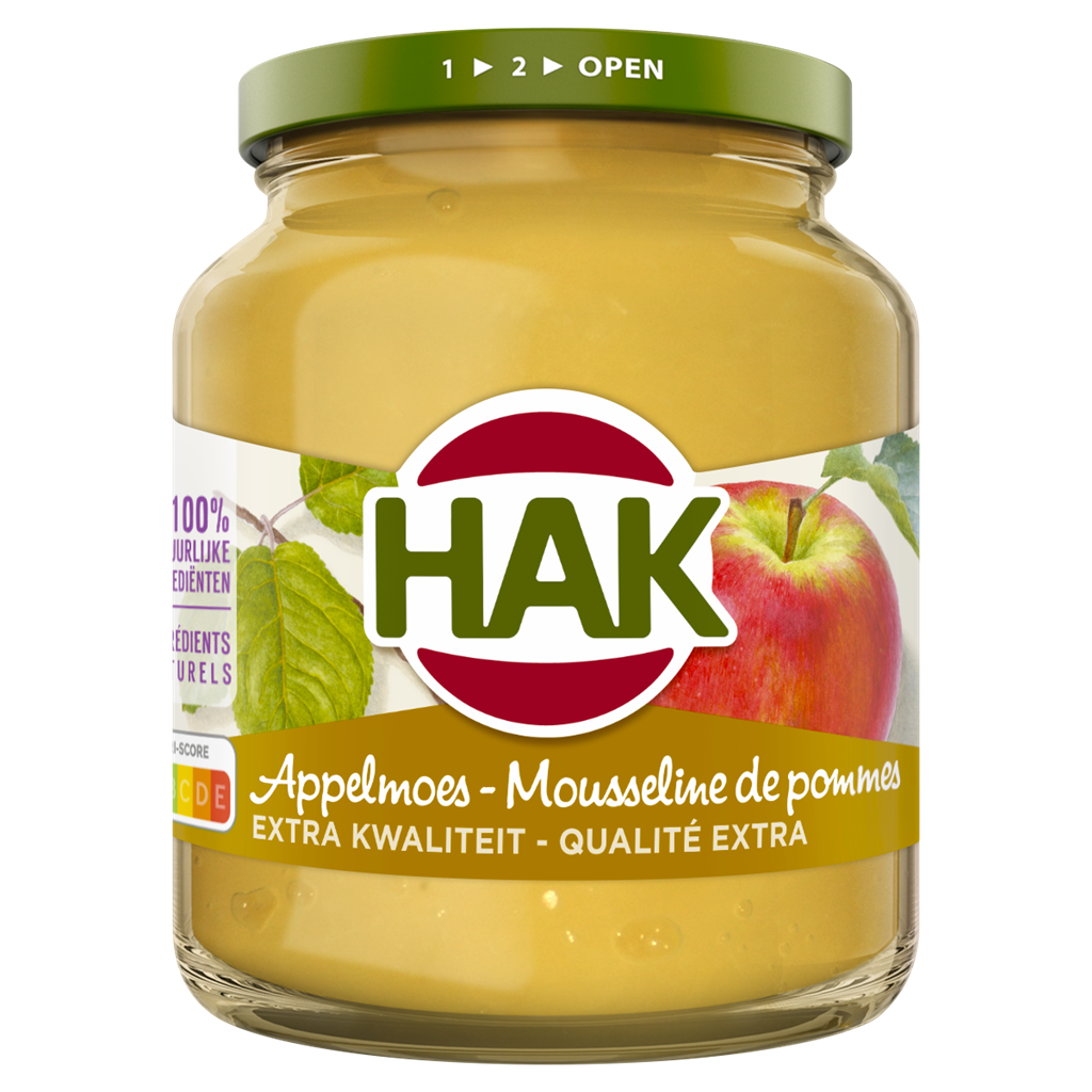 HAK Mousseline de pommes qualité extra 12x210ml