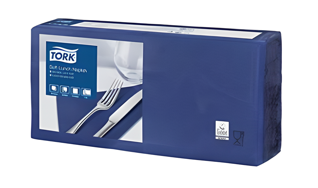 Tork (477844) serviette lunch bleu ciel 2-couches 200x33cm