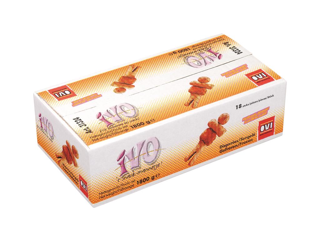 OVI ivo le p'tit bonhomme des snacks 18x100g