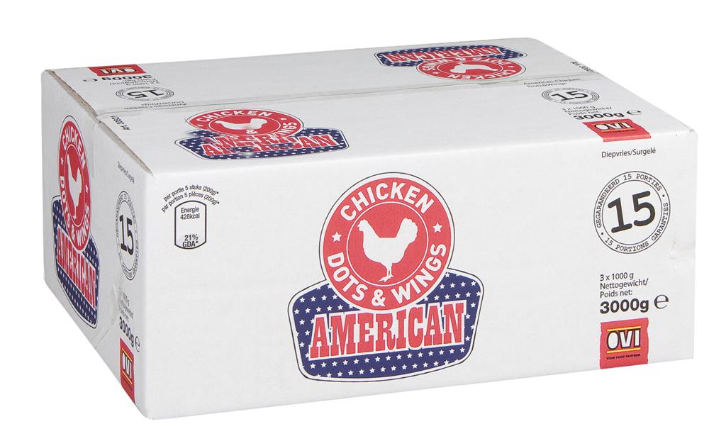 OVI dots & wings Americain style 5x600g