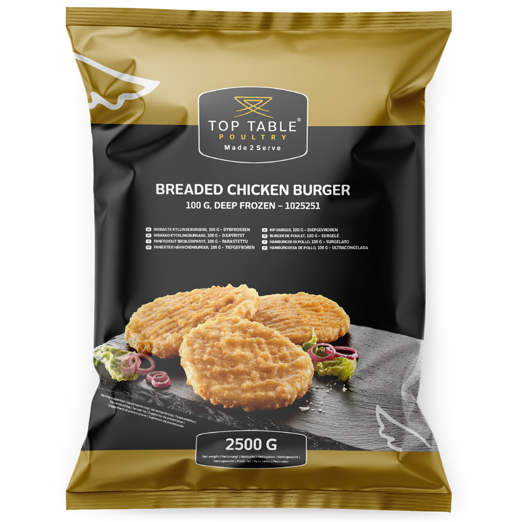 Top Table (1025251) chickenburger (100g) 2.5kg