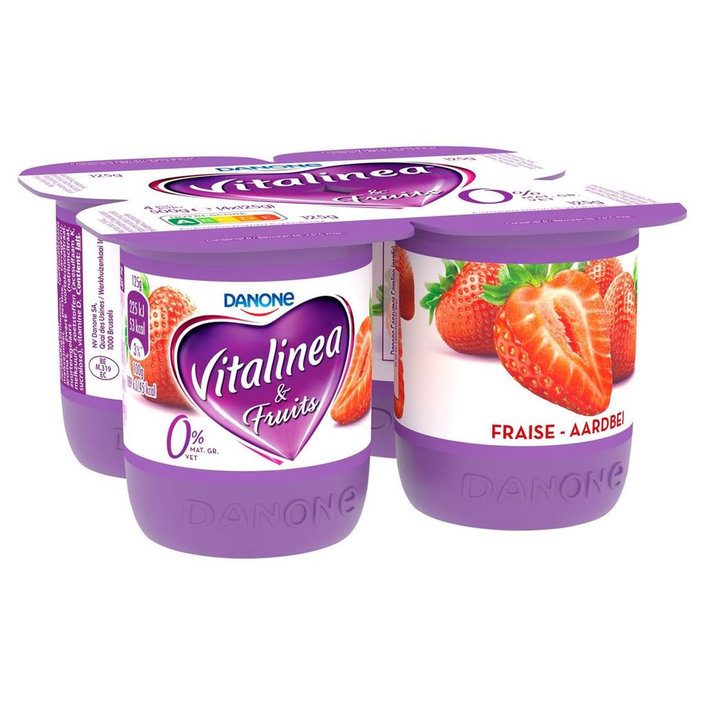 Vitalinea fruityoghurt 0% VG 3x8x125g