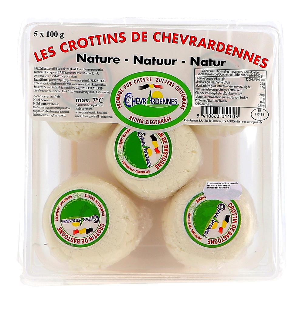 Chevrardenne (geitekaas) crottin 10x100g