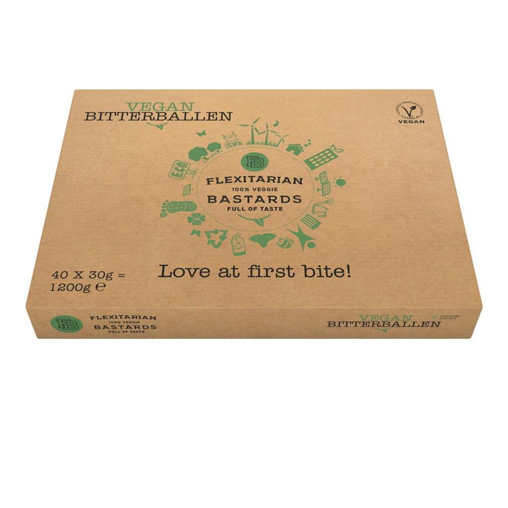 Flexitarian Bastards boulette apero vegan 40x30g