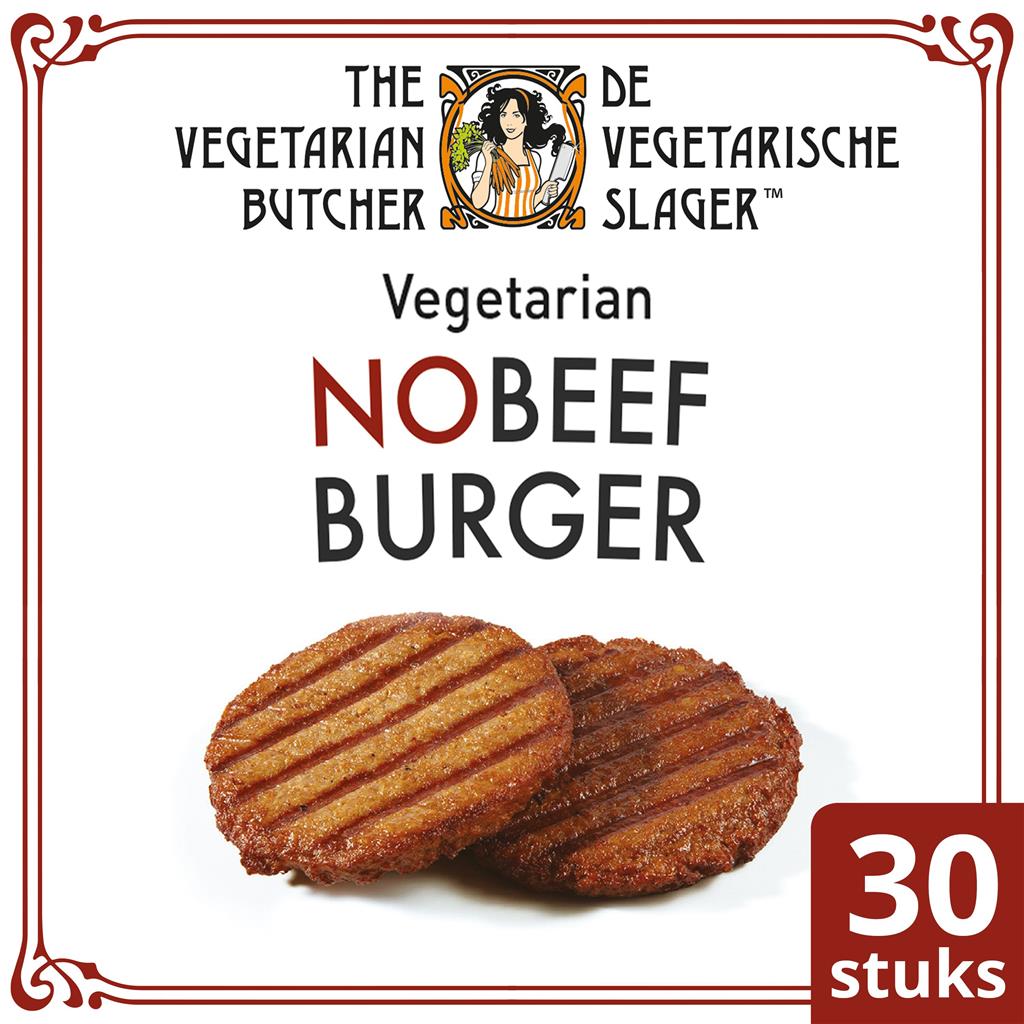 The Vegetarian Butcher raw no beef burger 2,26kg