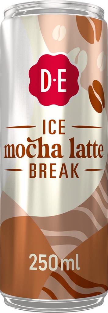 Douwe Egberts ice mocha latte can 12x25cl