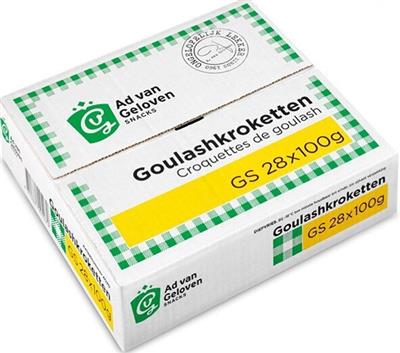 Ad van Geloven croquettes goulash 28x100g