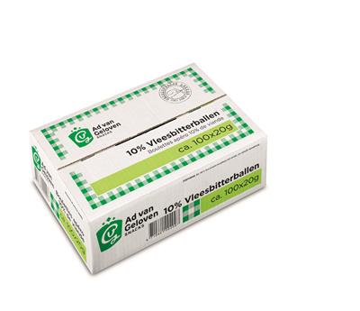 Ad van Geloven bitterballen 10% 100x20g