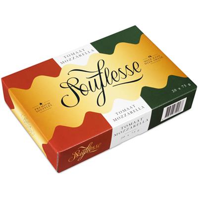 Souflesse tomaat mozzarella 20x75g