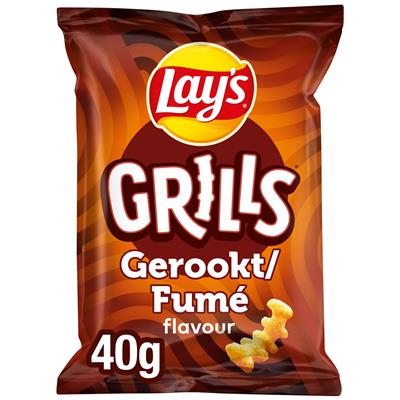 Lay's chips grills gerookt 20x40g