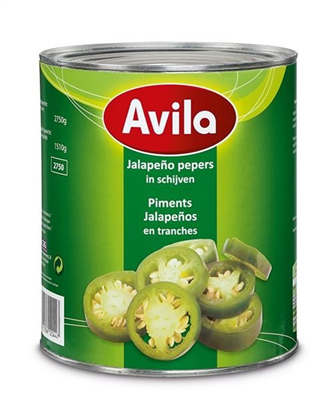 Avila jalapenos schijven 2,75kg