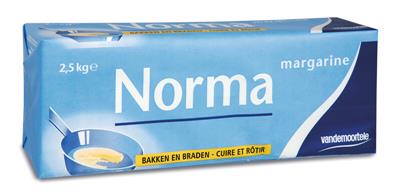 Vandemoortele Norma margarine bakken en braden 4x2,5kg