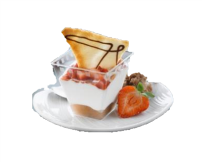 Banquet d'Or (B595) mousse fraises rhubarbe 20x72g