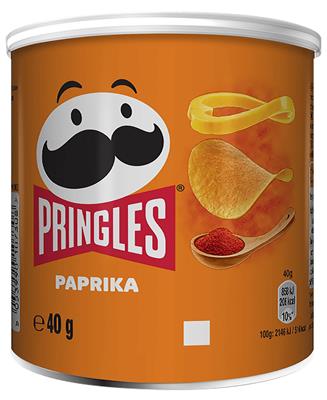 Pringles hot sweet paprika 12x40g