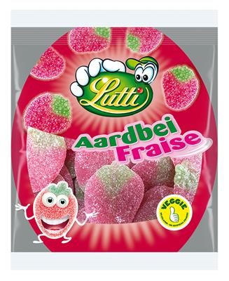 Lutti aardbeien 12x80g