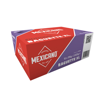 Mexicano baguette XL 15x135g