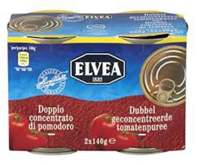 Elvea Tomaten puree 2x140g