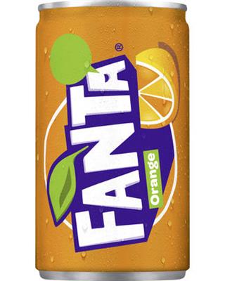 Fanta orange blik 24x15cl