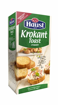 Haust krokant toast horeca 16x100g