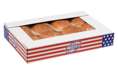 Real Americain Hamburgerbroodjes sesam XXL 14cm 20x125g