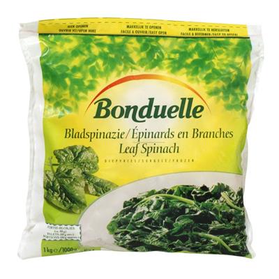 Bonduelle Bladspinazie Porties 80g 1kg