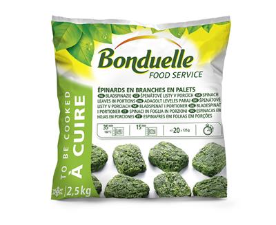 Bonduelle Épinards en feuilles crème 2.5kg