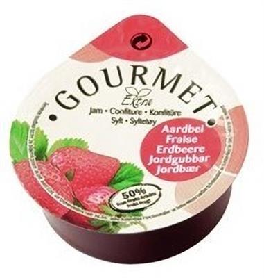 Gourmet confituur combi gourmet 50% serv-a-portion 100x25g