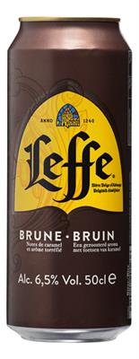 Leffe bruin blik 24x50cl