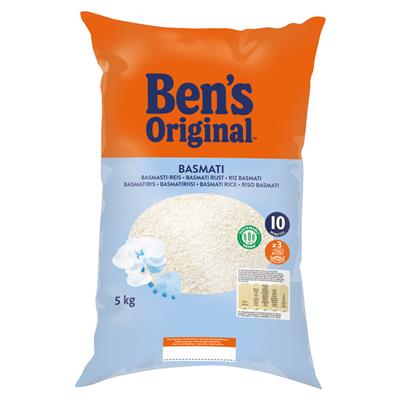 Uncle Ben's Rijst basmati 10' 5kg