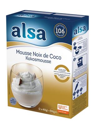 Alsa Mousse noix de coco 900g