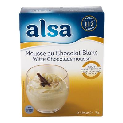 Alsa Mousse au chocolat blanc 1kg