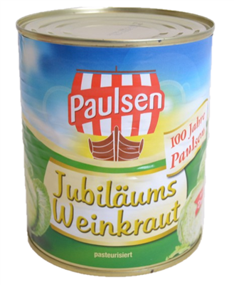 Paulsen wijnzuurkool blik 810g