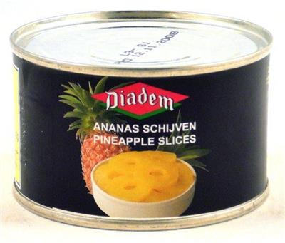 Diadem ananas 4 tranches 1/4L 227g