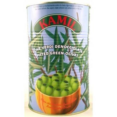 Kamil olives vertes dénoyautées 30/33 4,2kg