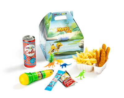 Smulllbox emballage + divers 24pcs