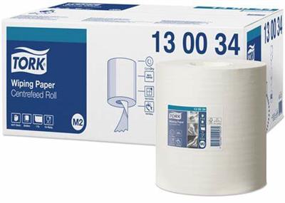 Tork (130034) papier de nettoyage 1-couche centerfeed (M2) 6x165m