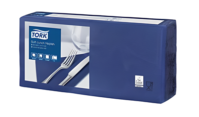 Tork (477844) servet lunch midnightblauw 2-laags 200x33cm