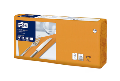 Tork (477843) servet lunch oranje 2-laags 200x33cm