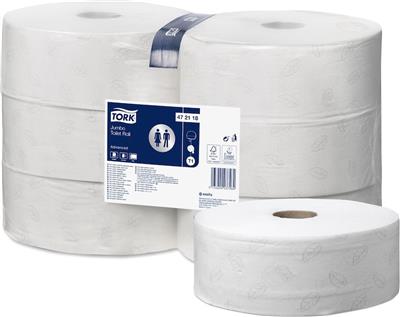 Tork (472118) toiletpapier maxi jumbo 2-laags (T1) 6x1900v