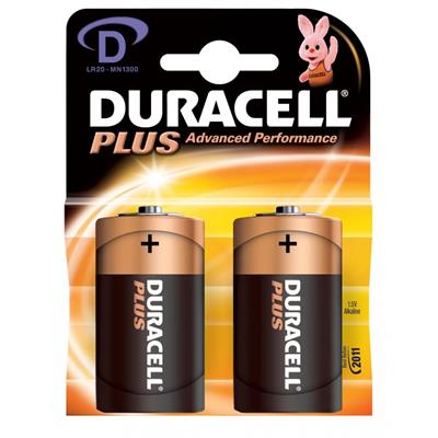 Duracell plus D (MN1300) blister 2st