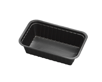 Bakjes A9/0 zwart plastic 380cc 1000st