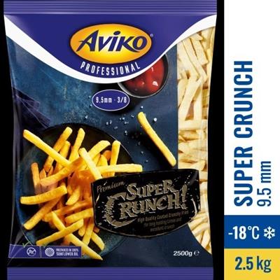 Aviko frieten super crunch 9,5mm diepvries 4x2,5kg