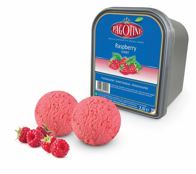 Pagotini sorbet framboise 2x2,5L