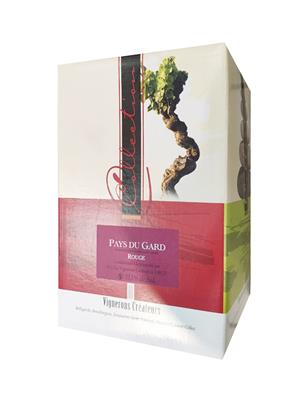 Vignerons createurs rouge vdp du gard 10L