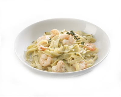 Delimeal tagliatelle met scampi's in looksaus 6x500g