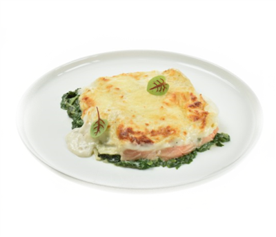 Delimeal lasagne avec saumon et épinards 6x500g