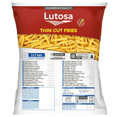 Lutosa prim'pom frites julienne 7mm 1kg