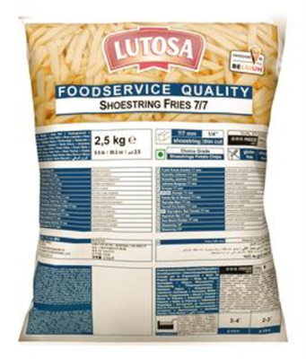 Lutosa frieten 7mm 2,5kg